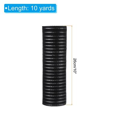 3pcs Decorative Mesh, 10 In x 10 Yard Decorative Mesh Ribbon Roll