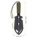 9 in 1 Multifunctional Camping Shovels with Carrying Bag