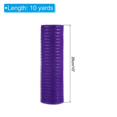 3pcs Decorative Mesh, 10 In x 10 Yard Decorative Mesh Ribbon Roll