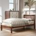 Twin Size Wood Platform Bed with Headboard/Wood Slat Support