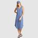 Eddie Bauer Women's Myriad Midi Dress - Lake - Size M