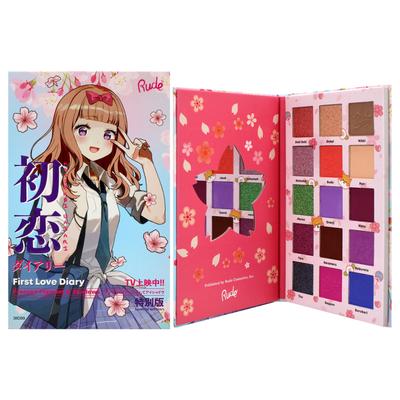 Manga Collection Pressed Pigments and Shadows Palette - First Love Diary by Rude Cosmetics for Women