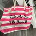 Victoria's Secret Bags | Brand New Victorias Secret Beach Bag | Color: Pink/White | Size: Os