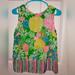 Lilly Pulitzer Tops | Lilly Pulitzer Silk Blouse | Color: Green/Pink | Size: S
