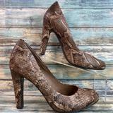 Jessica Simpson Shoes | Jessica Simpson Jessica Womens Dress Pumps Size 6.5b Brown Leopard Print Shoes | Color: Brown | Size: 6.5