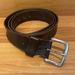 Carhartt Accessories | Carhartt Distressed Leather Rugged Belt Black & Silver Tone Metal Buckle Men 42 | Color: Black/Silver | Size: 42
