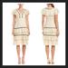Anthropologie Dresses | Champagne & Strawberries Ivory Vintage Lace & Ruffles Dress | Color: Black/Cream | Size: S