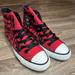 Converse Shoes | Converse Ctas Hi Graffiti Sneakers (Men’s Size 4 / Women’s Size 6) | Color: Black/Red | Size: 6