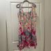 Nine West Dresses | Nwt Nine West Fitted, Box Pleated Floral Size 12 Dress, Lined Jazzberry | Color: Orange/Purple | Size: 12