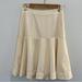 J. Crew Skirts | J.Crew Ivory Cream 100% Wool Skirt Size 0 Minimalist Modern Classic | Color: Cream | Size: 0