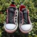 Converse Shoes | Converse All Star Infant Sz 6 Gray Black Red Low Tip Fabric Unisex | Color: Gray/Red | Size: 6bb