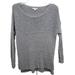American Eagle Outfitters Sweaters | American Eagle Outfitters Women's Gray Loose Knit Pullover Sweater Size Large | Color: Gray | Size: L