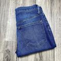 J. Crew Jeans | J.Crew High Rise Skinny Button Fly Dark Wash Blue Denim Jeans Women's Size 27 | Color: Blue | Size: 27