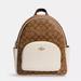 Coach Bags | Court Backpack In Signature Canvas | Color: Brown/Cream | Size: Os