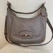 Coach Bags | Coach Kristin Taupe Leather Woven Shoulder Bag Crossbody | Color: Pink | Size: Os