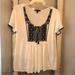 American Eagle Outfitters Tops | American Eagle Outfitters Boho Top Size Small | Color: Black/Cream/White | Size: S