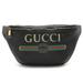 Gucci Bags | Gucci Print Sherry Line Belt Bag Waist Pouch Body Leather Black 493869 | Color: Black | Size: Os