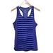 Adidas Tops | Adidas Climalite Purple Striped Racerback Active Tank Top | Color: Blue/Purple | Size: M