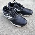 Adidas Shoes | Adidas W Tech Black Golf Shoes Sneakers Size 7.5 Lace Up G26625 | Color: Black/White | Size: 7.5