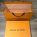 Louis Vuitton Accessories | Louis Vuitton Shoe Box Orange Color 21"X17"X8" & Louis Vuitton Large Gift Bag | Color: Orange | Size: Os