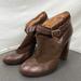 Anthropologie Shoes | Anthropologie No 704b Erica Leather Bootie Size 7 Brown | Color: Brown | Size: 7