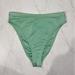 Free People Swim | Dippin Daisys High Waist Cheeky Bikini Bottom High Cut Green Size Small New Nwot | Color: Green | Size: S