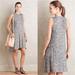 Anthropologie Dresses | Anthropologie By Maeve Womens Emerson Ribbed Swing Dress Size S Gray | Color: Gray | Size: S