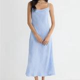 J. Crew Dresses | J Crew Gwyneth Slip Dress Nwt | Color: Blue/White | Size: 18