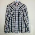 Levi's Shirts | Levi's Men's Western Long Sleeve Plaid Shirt, Tan/Olive Color, Size Large | Color: Green/Tan | Size: L