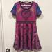 Disney Dresses | Disney Descendants 3 Mal Themed Girl's Dress Sz S-Costume Cosplay Dress-Up | Color: Blue/Purple | Size: Sg