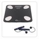 LITTLE BALANCE 8685 Set Duo Connect Fit, Impedanzmesser + angeschlossenes Springseil 180 kg, Schwarz