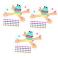 TOYANDONA 3 Boxes Hungry Frogs Game Brain Toys Hungry Frogs Board Games Toddler Matching Game Cool Toys for Boys Color Learning Toy Frog Toys Girl Game Eating Game Desktop Child