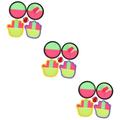 TOYANDONA 6 Sets Sticky Ball Interact Toys Sport Ball Catch Ball Paddle Game Ball Sports Game Catch Ball Game Toss and Catch Game Kids Toy Tennis Catch Game Plastic Child Puzzle Sucker Ball