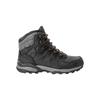 Trekkingschuh JACK WOLFSKIN "REFUGIO PRIME TEXAPORE MID W", Gr. UK 9 - EU 43, Normalschaft, grau (phantom), Main Material Second Material 100% Polyamide Lining Sole 100% Rubber/ EVA, Schuhe Schnürboots Trekkingboots