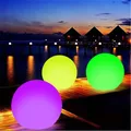 Boule lumineuse gonflable en PVC avec télécommande LED ballon de plage décoratif pour piscine