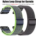 Bracelet en nylon pour Garmin Fenix bracelet à ajustement rapide montre intelligente pour Garmin