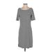 Royal Robbins Casual Dress - Shift: Gray Solid Dresses - Women's Size Small