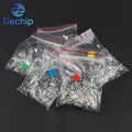 Kit de diodes LED transparentes 5mm rouge jaune bleu vert blanc F5 éclairage LED plat kit