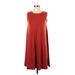 Uniqlo Casual Dress - Shift: Burgundy Solid Dresses - Women's Size X-Small