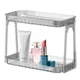 Vanity Makeup Evalu2-Tier Skincare Storage & Perfume T1 Home Organization and Storage Shelf for