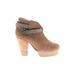 Rag & Bone Ankle Boots: Tan Print Shoes - Women's Size 36 - Round Toe