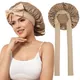 Bonnet de Nuit Marron à Couche Unique pour Femme Accessoire de Soins Capillaires Sauna à la Mode