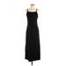 Gap Casual Dress - Slip dress Square Sleeveless: Black Solid Dresses - Women's Size X-Small