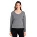 Devon & Jones DG482W Women's New Classics Charleston Pullover T-Shirt in Graphite Grey size 2XL | Cotton/Polyester Blend