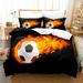 Basketball 3D Digital Printing Bedding Set Duvet Cover Set 31D Bedding Digital Printing Comforter Set and Pillow Covers Home Breathable Textiles