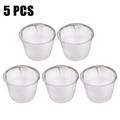 5pcs Stainless Steel Mesh Tea Leaves Stainer Teapot Screen for Teas Infuser