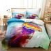 Sea World 3D Digital Printing Bedding Set Full Duvet Cover Set Sea World 3D Digital Printing Comforter Set and Pillow Covers Home Breathable Textiles