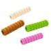 Frcolor 4pcs Spiral Door Handle Cover Child-safe Knob Cover Protective Door Lock Cover Baby Children Kids Safety Supplies(Green Pink Brown Beige)