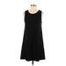 BB Dakota Casual Dress - Mini Scoop Neck Sleeveless: Black Dresses - Women's Size X-Small