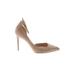 Jimmy Choo Heels: D'Orsay Stilleto Cocktail Party Tan Print Shoes - Women's Size 39.5 - Pointed Toe